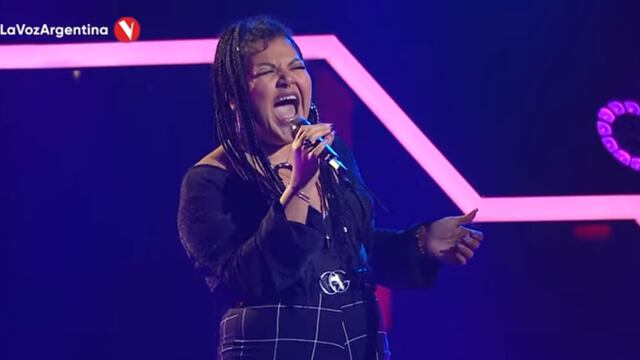 Esperanza, la voz mendocina que la rompió en La Voz Argentina