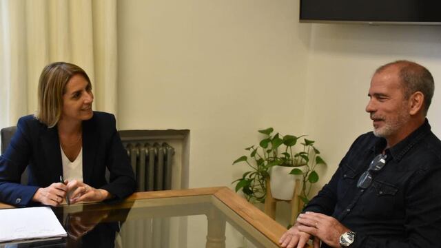 La presidenta del Honorable Concejo Deliberante, Marina Sánchez Herrero recibió al Dr. Alberto Chevalier