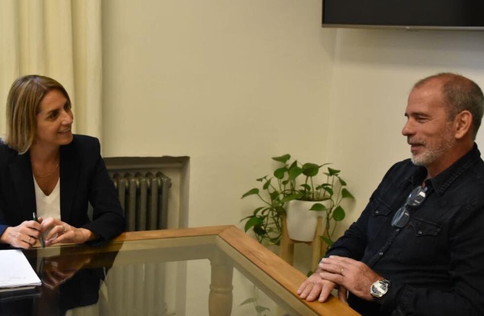 El presidente del Parque Industrial se reunió con Marina Sánchez Herrero