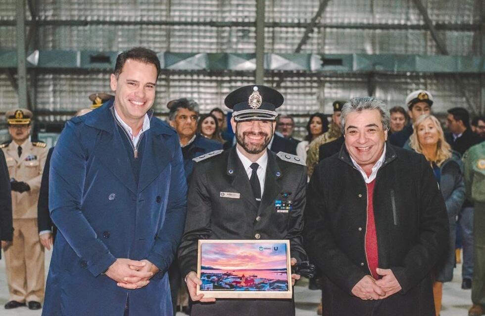 Acto en Ushuaia por un nuevo aniversario de la creación de la Policía de Seguridad Aeroportuaria