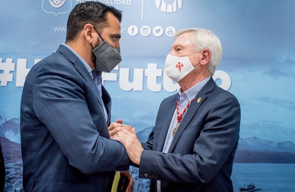 Vuoto recibió a integrantes de la Orden de Santiago de Compostela para trabajar en conjunto en Turismo Religioso