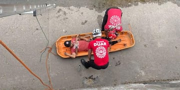 Fue asistido y trasladado al Hospital Misericordia. (Policía de Córdoba)