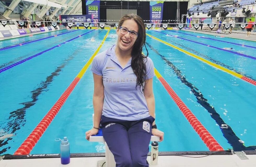 Elizabeth Noriega debutó con un 5º puesto en la Final de los 50 metros libres en el Mundial de Manchester