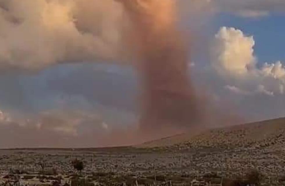 Video: sorpresivo tornado se registró en Malargüe