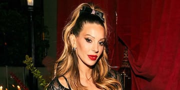 Noelia Marzol alucinó a sus fans con un corset con transparencias y ultra escote