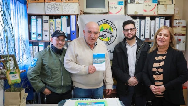 El Municipio acompañó la celebración por el aniversario de Taxicoop
