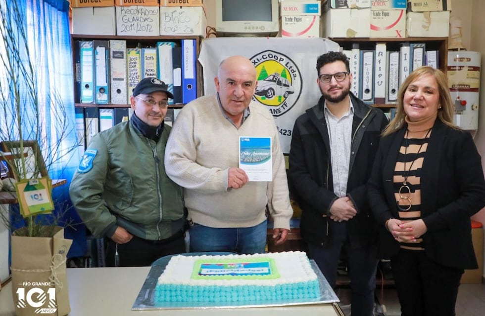 El Municipio acompañó la celebración por el aniversario de Taxicoop