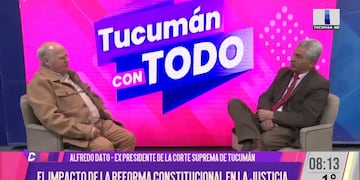 Los acoples en el centro de la escena, según el ex presidente de la Corte Suprema, doctor Alfredo Dato
