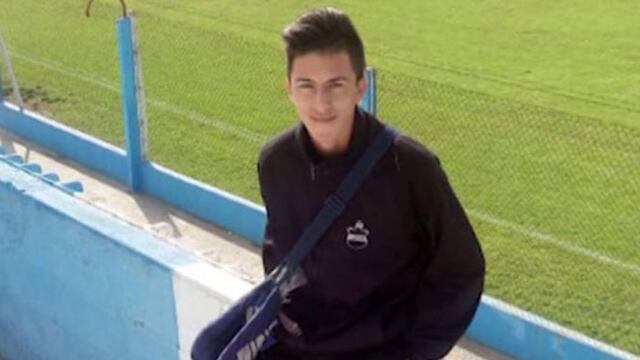 El chico herido. (Gentileza Eldoce.tv)