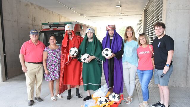 Los Reyes Magos fueron al Hospital de Rafaela
