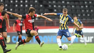 Lorenzo Moscoloni ingresó como titular en el equipo de Matías Lequi.