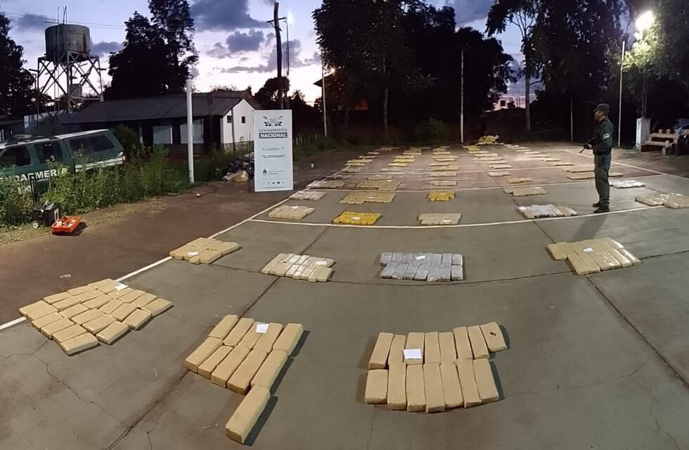 En Puerto Esperanza secuestraron más de una tonelada de marihuana