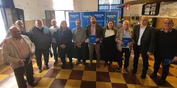 Autoridades en acto desarrollado en Colonia Aldao