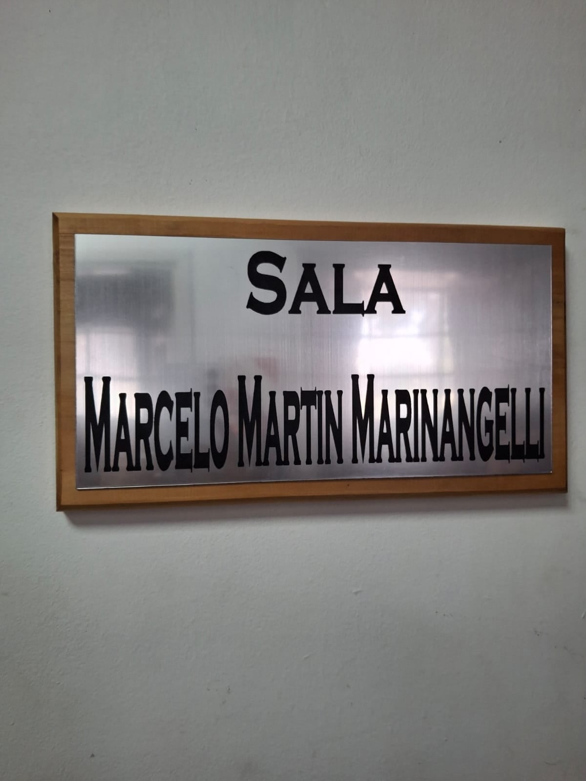 Sentido homenaje al trabajador municipal Marcelo Martín Marinangelli, fallecido en servicio