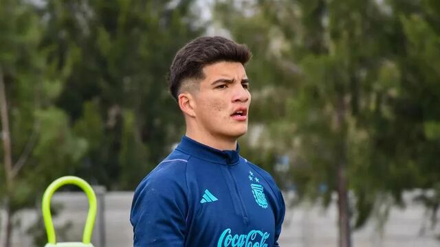 Jeremías Florentín, arquero de las inferiores de Talleres que está en la Sub 17. (Prensa AFA).