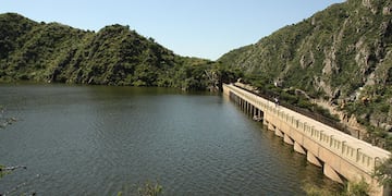 Dique Luján en la provincia de San Luis