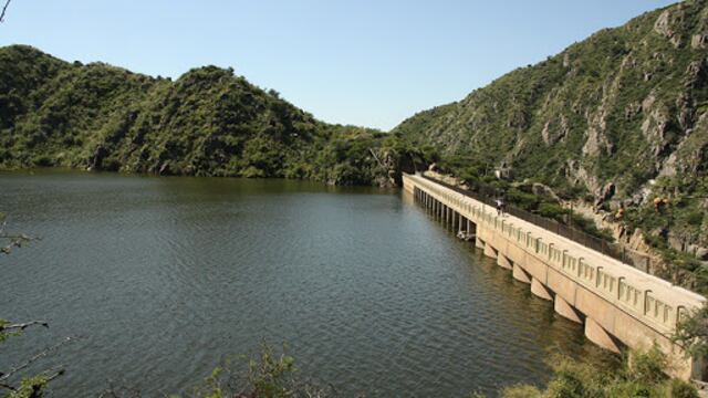 Dique Luján en la provincia de San Luis