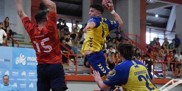 excelente nivel presenta el torneo Nacional de Clubes de Handball que se disputa en Mendoza. Gentileza CAH /Gonzalo Pacheco