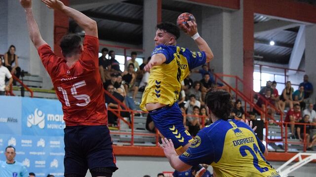 excelente nivel presenta el torneo Nacional de Clubes de Handball que se disputa en Mendoza. Gentileza CAH /Gonzalo Pacheco