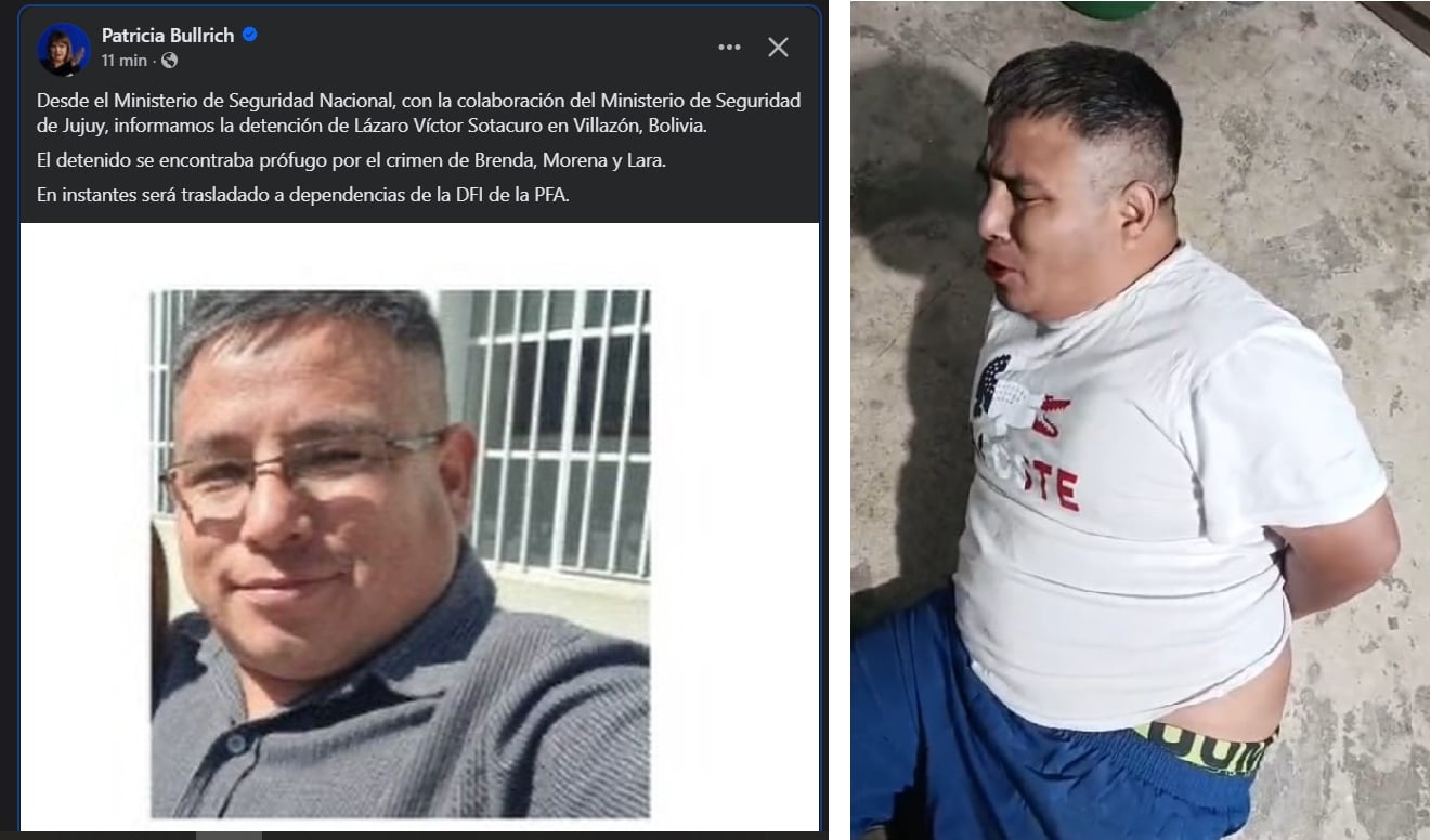 Lázaro Víctor Sotacuro es uno de los presuntos involucrados en el brutal triple femicidio ocurrido en Florencio Varela, Buenos Aires. Ya hay al menos doce detenidos en el marco de la causa.