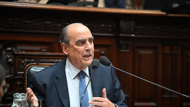 El jefe de Gabinete, Guillermo Francos, en la Cámara de Diputados (Foto: Prensa JGM)