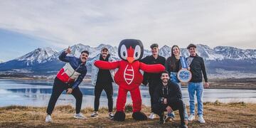 Influencers de Brasil llegaron a Ushuaia para promocionarla