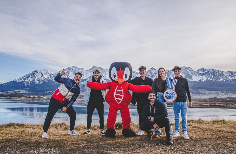 Influencers de Brasil llegaron a Ushuaia para promocionarla