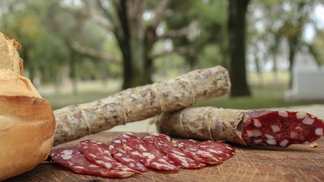 Salame, uno de los productos característicos de la provincia de Córdoba.