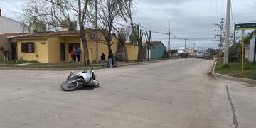 Accidente Güemes esq. Conrado Diez Arroyito