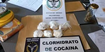 Secuestraron 351 dosis de cocaína, que valdrían $1.500.000.