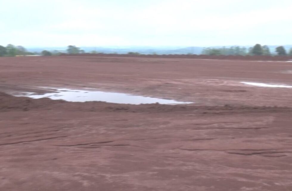 Eldorado: se encuentran realizando conexiones de riego para el futuro estadio