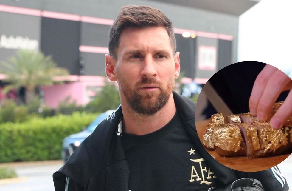 La costosa carne que probó Lionel Messi fuera de Argentina: cubierta en oro