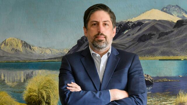 Ministro Nacional de Educación, Nicolás Trotta, analizando el inicio de clases (Orlando Pelichotti).