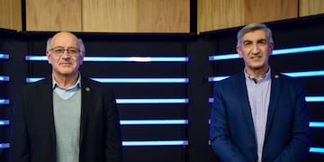 Los candidatos a rector Tadeo Berenguer (izquierda) y Jorge Cocinero (derecha).