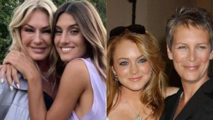 ¡El crossover menos pensado! Así fue el encuentro entre Yanina y Lola Latorrecon Lindsay Lohan y Jamie Lee Curtis