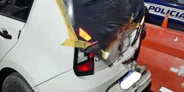 Una camioneta chocó dos veces a un auto en el que viajaba un bebé de 18 meses en Córdoba.