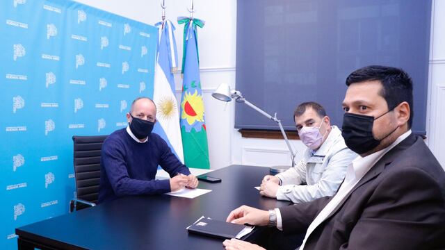 Insaurralde se reunió con Bertellys y Vieyra