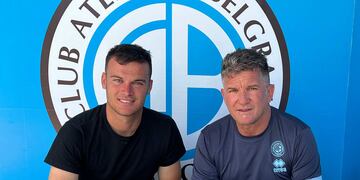 Francisco Oliver sigue en Belgrano por un año más. Ascendió cuatro veces en cinco años (Prensa Belgrano).