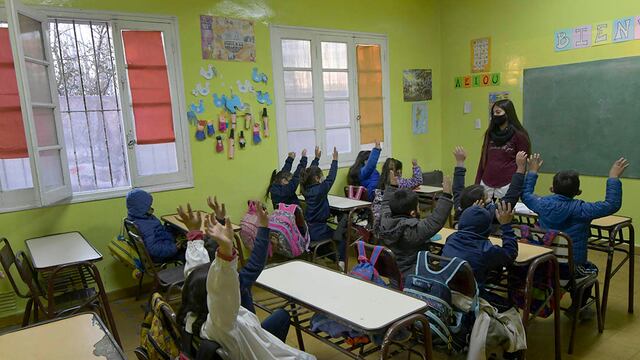 Retorno de clases presenciales . Imagen ilustrativa
Foto: Orlando Pelichotti / Los Andes