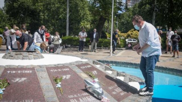 “Este tiene que ser un lugar de encuentro permanente para honrar la memoria de los que dieron la vida por la Patria en Malvinas”, señaló el jefe comunal.
