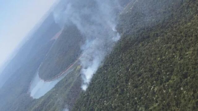Incendio en la Biósfera Yaboty