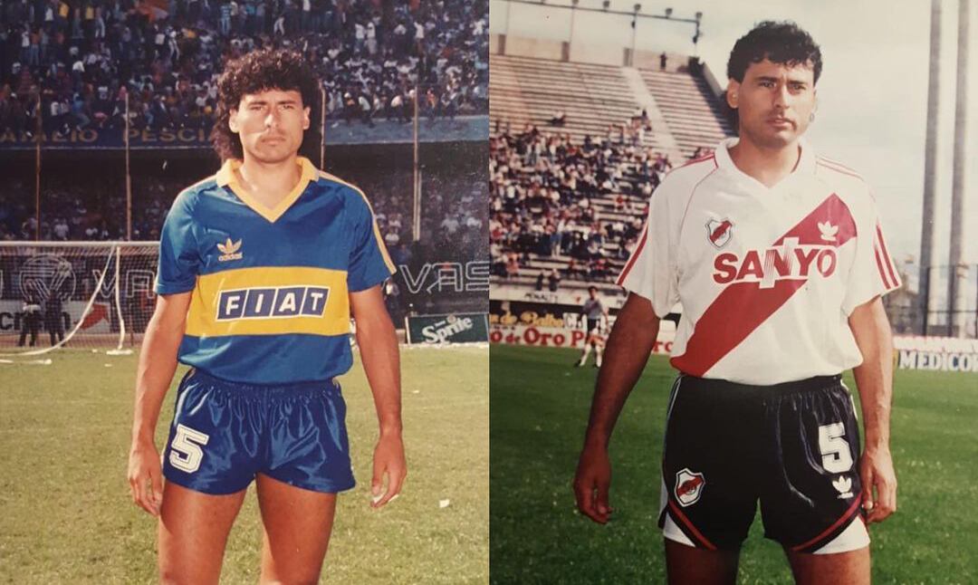 José Luis Villarreal, ex jugador cordobés que vistió ambas camisetas de Boca y River. (Gentileza).