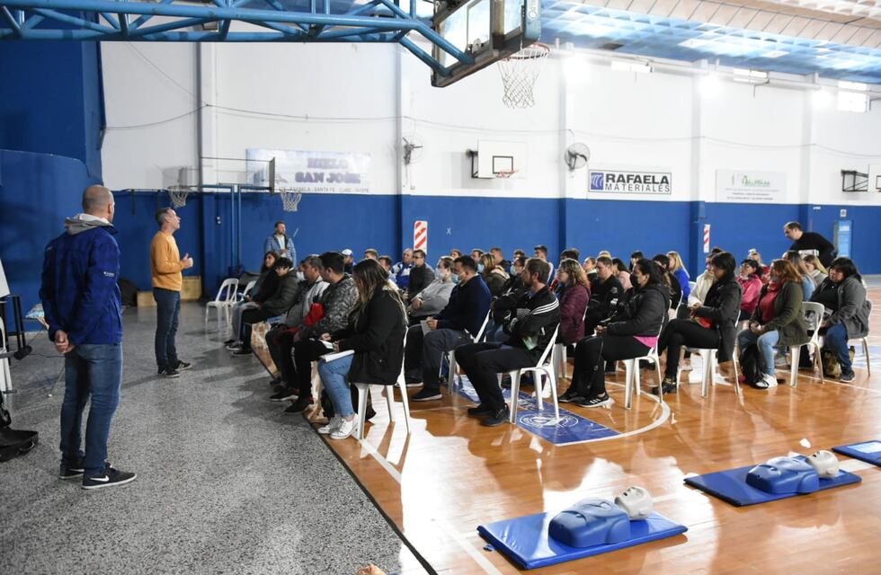 Capacitación de RCP y primeros auxilios en Rafaela en Acción