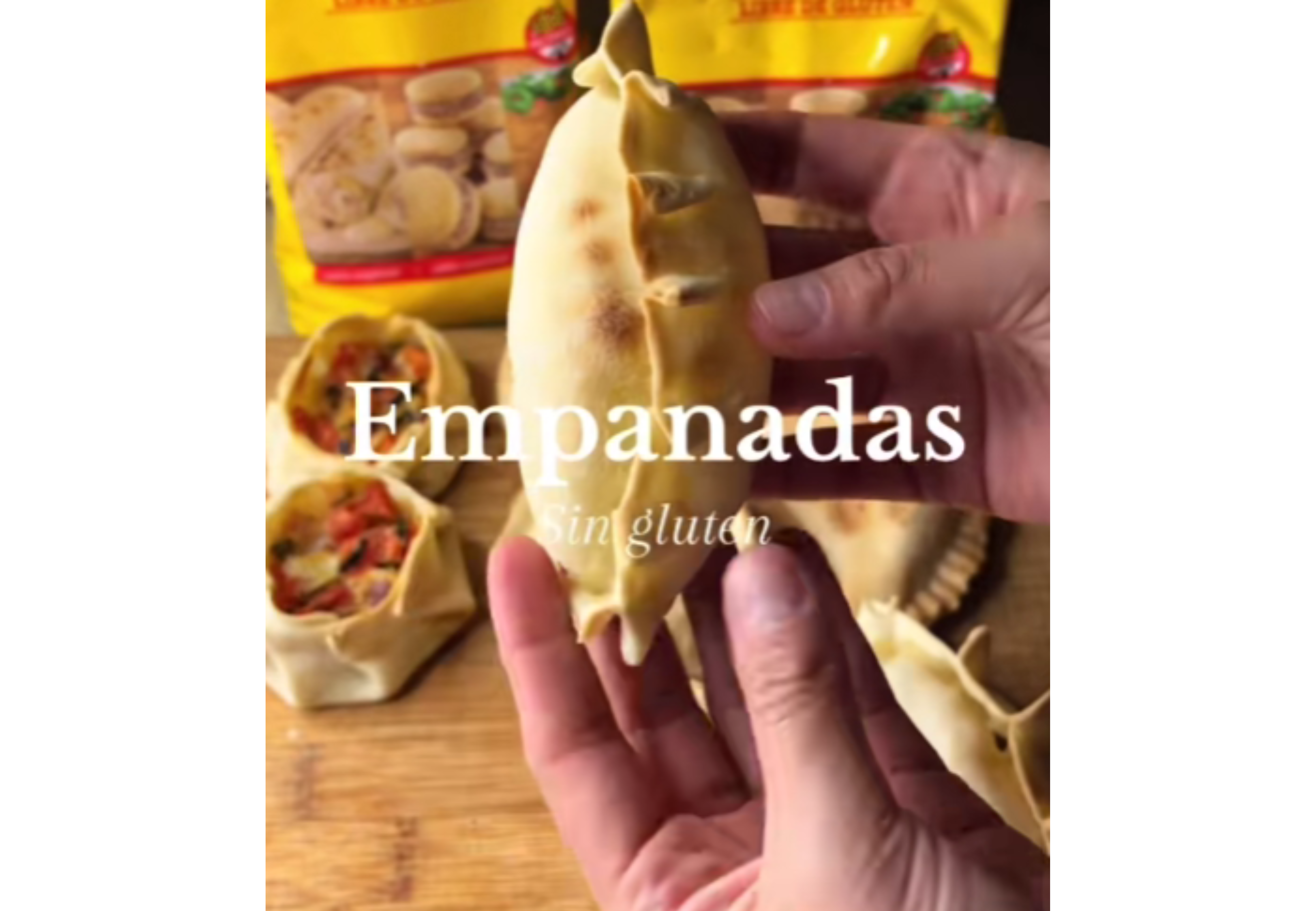 Estas empanadas son la opción perfecta para los celíacos.