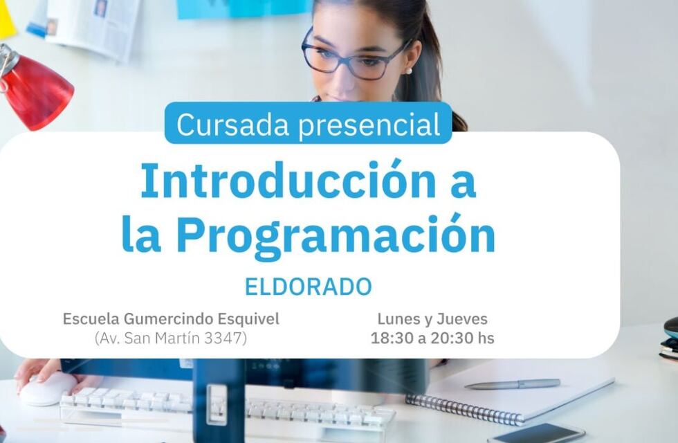 Inician inscripciones para curso de Introducción a la Programación en Eldorado