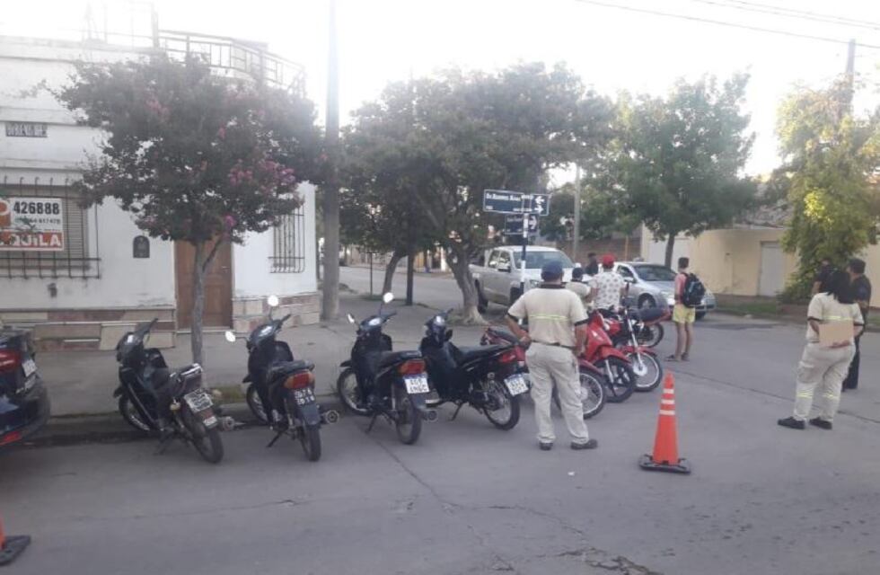 Más controles en San Francisco: 30 motos y una camioneta retenidos