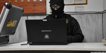 Desbarataron un grupo narco en un hotel alojamiento en Córdoba. (Gentileza FPA)