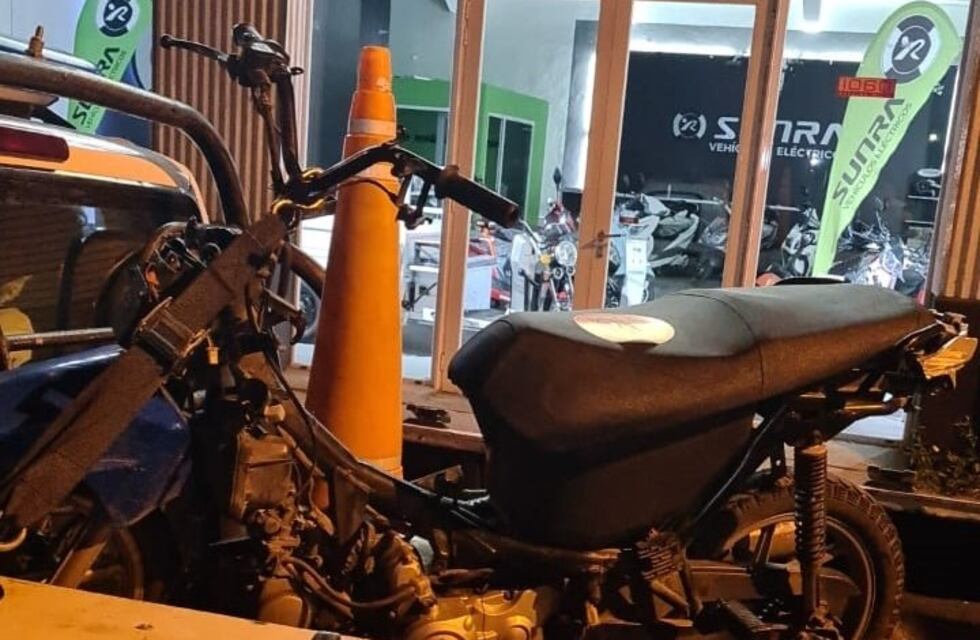 Menor manejaba una moto en mal estado: le sacaron el vehículo