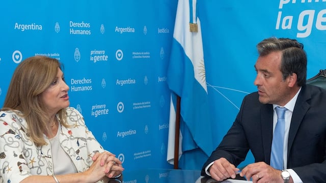 Romero se reunió con el Ministro de Justicia y Derechos Humanos de Nación, Martín Soria.
