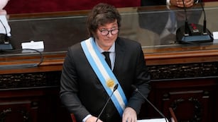 El presidente Javier Milei. (AP)